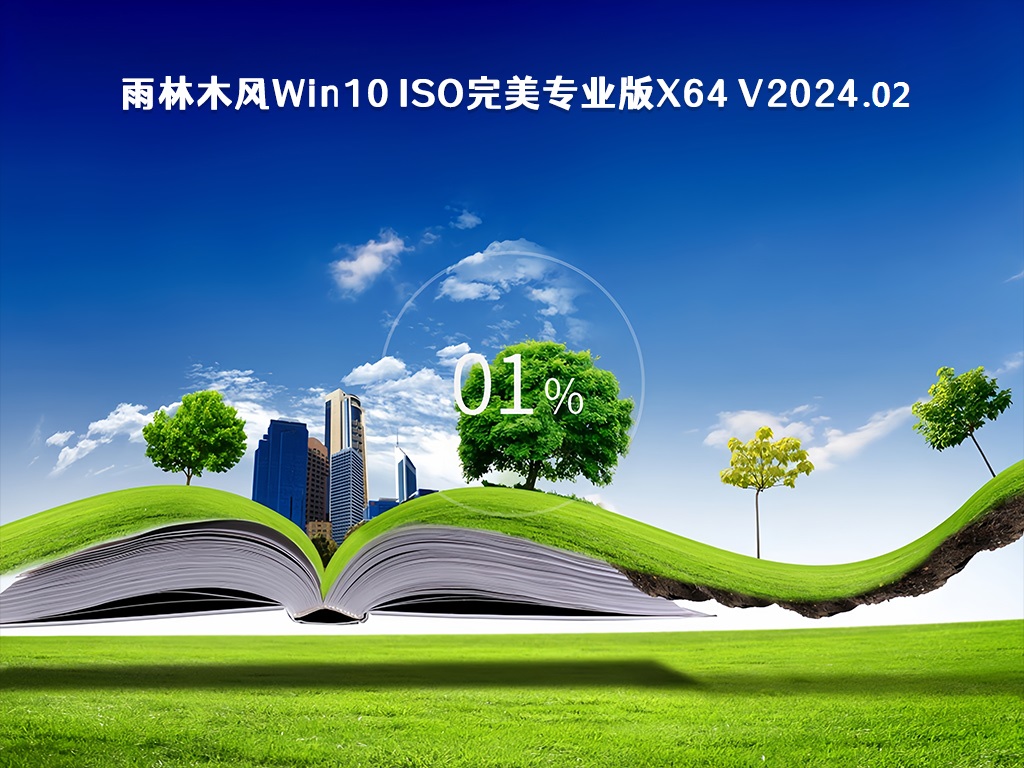 雨林木风Win10 ISO完美专业版x64 v2024.02